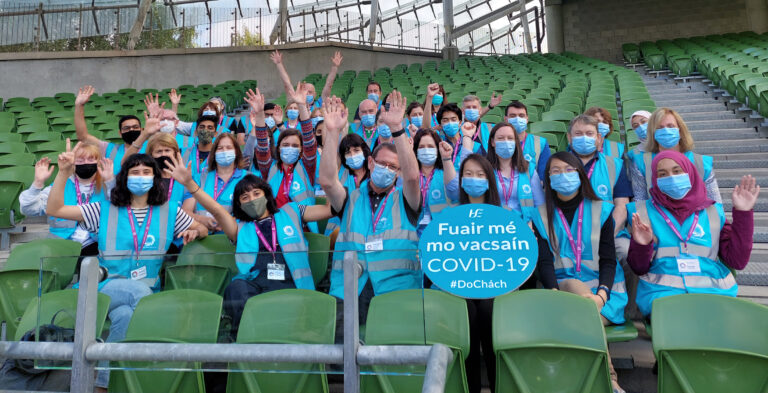 aviva vaccination centre volunteers